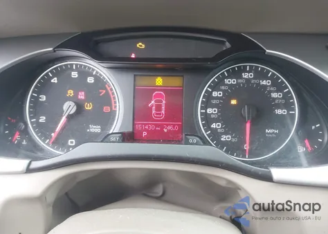 2010 Audi A4 2.0T Premium z USA, uszkodzony, nr VIN WAUBFAFL9AN015077